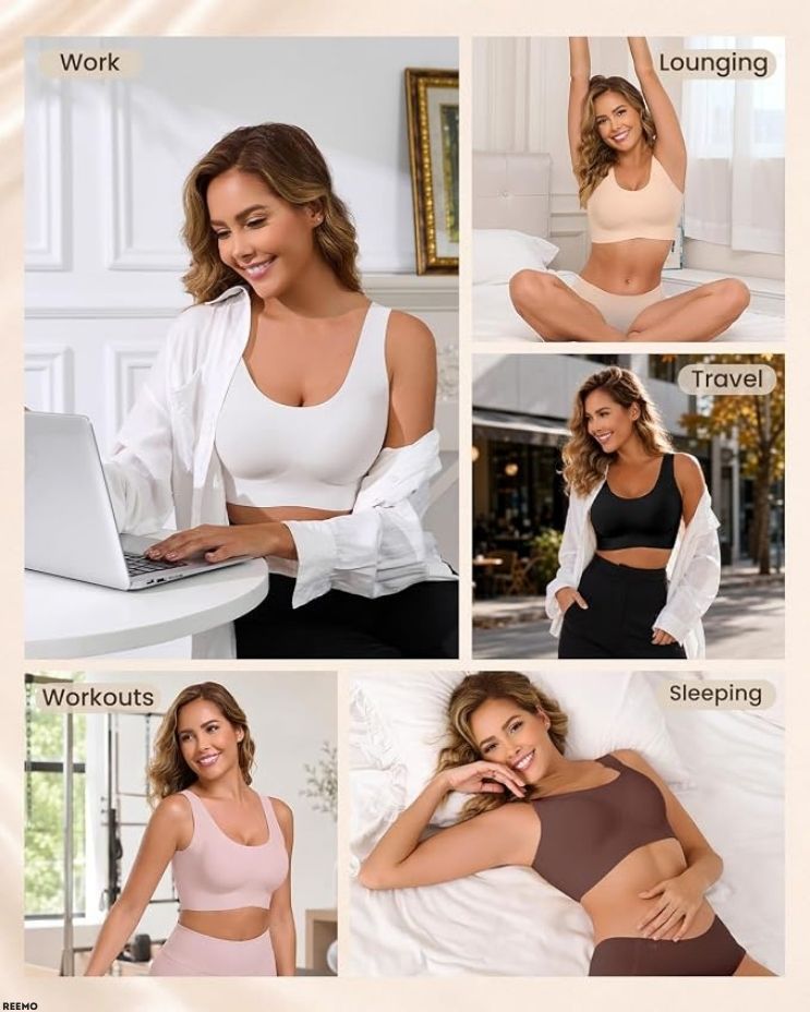 Everyday Seamless Wireless Bra – Soft, Smooth & Supportive