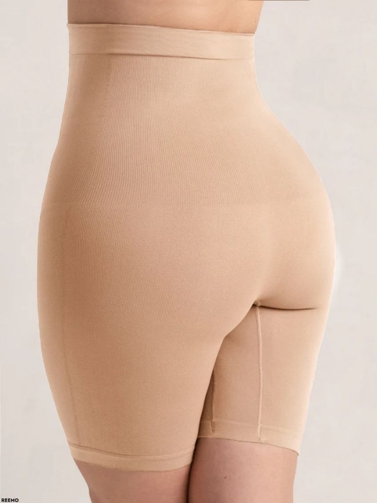 High-Waisted Sculpting Shaper Shorts – Tummy & Thigh Support