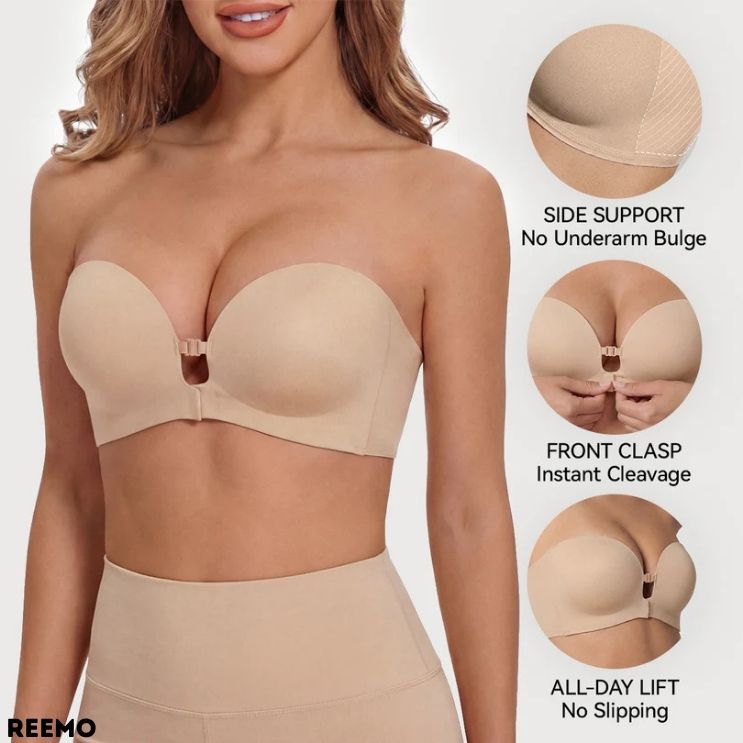 SecureFit™ Strapless Front Hook Bra