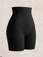 High-Waisted Sculpting Shaper Shorts – Tummy & Thigh Support