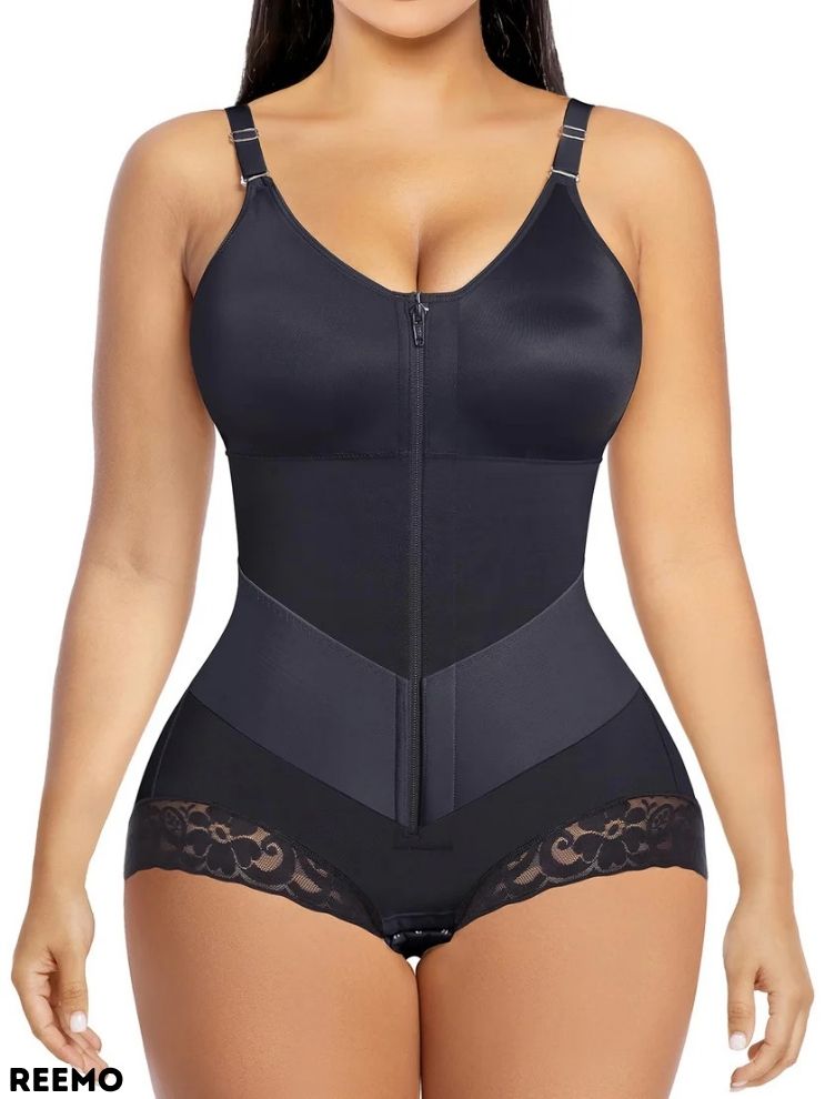 ShapeFlex™ Tummy Control Zip Bodysuit