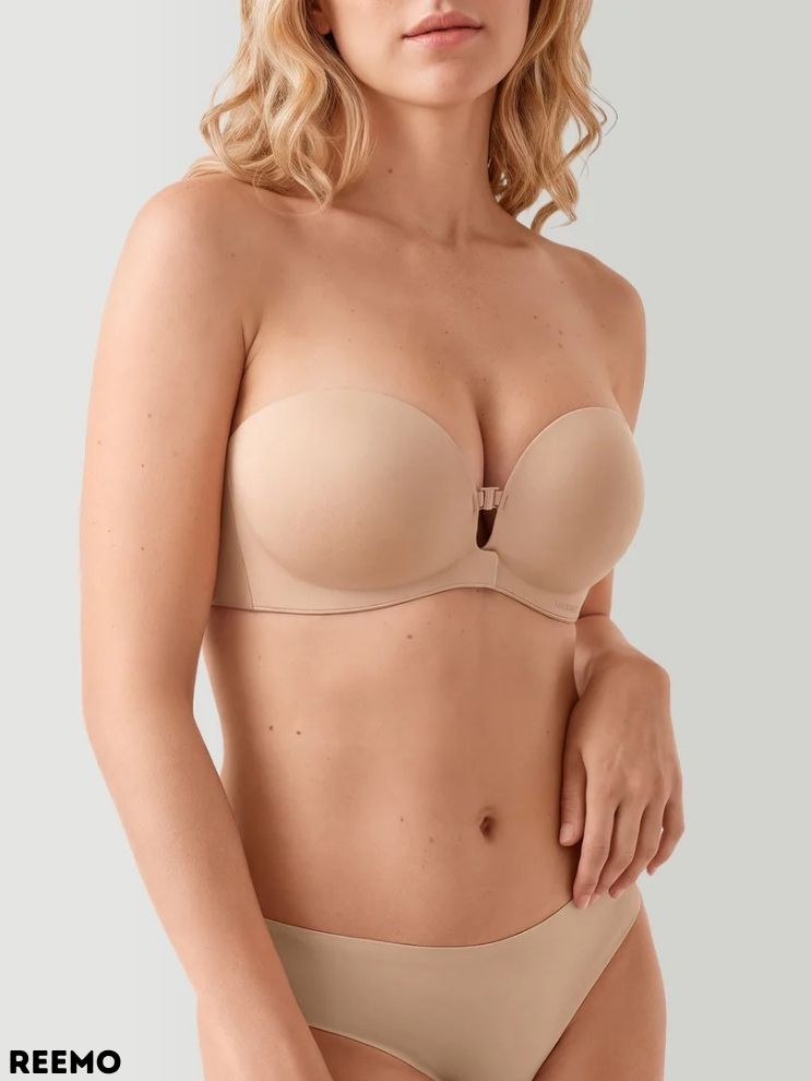 SecureFit™ Strapless Front Hook Bra
