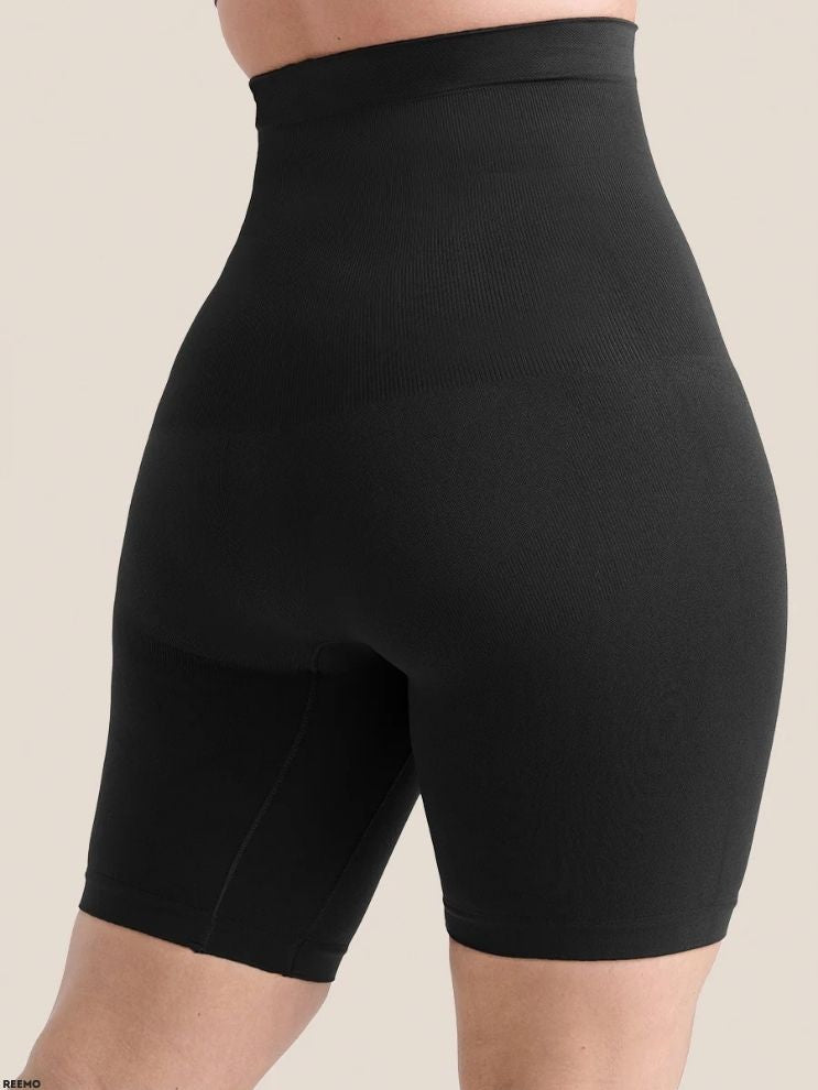 High-Waisted Sculpting Shaper Shorts – Tummy & Thigh Support