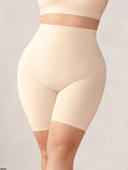 High-Waisted Sculpting Shaper Shorts – Tummy & Thigh Support