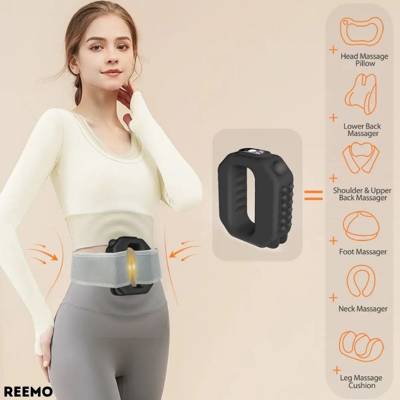Reemo R10 Wireless Fascia Ring Massager – Deep Tissue Muscle Recovery