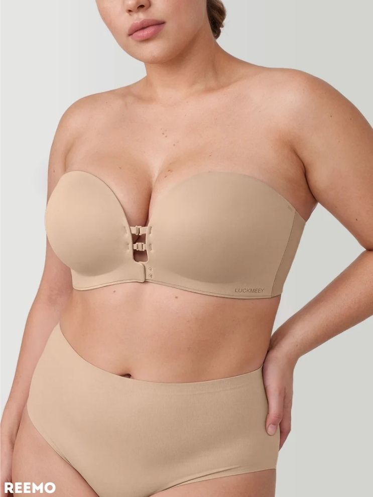 SecureFit™ Strapless Front Hook Bra
