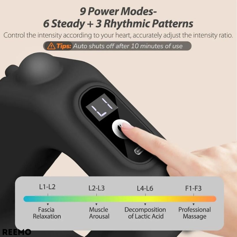 Reemo R10 Wireless Fascia Ring Massager – Deep Tissue Muscle Recovery