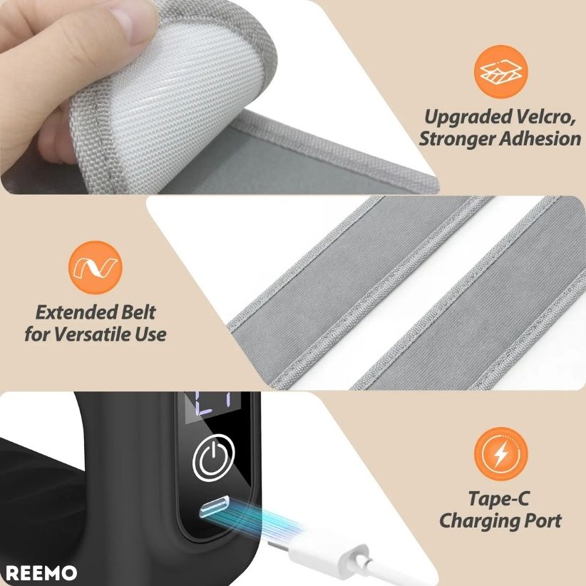 Reemo R10 Wireless Fascia Ring Massager – Deep Tissue Muscle Recovery