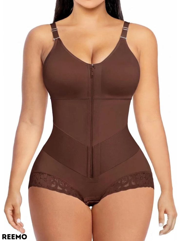 ShapeFlex™ Tummy Control Zip Bodysuit