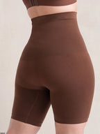 High-Waisted Sculpting Shaper Shorts – Tummy & Thigh Support