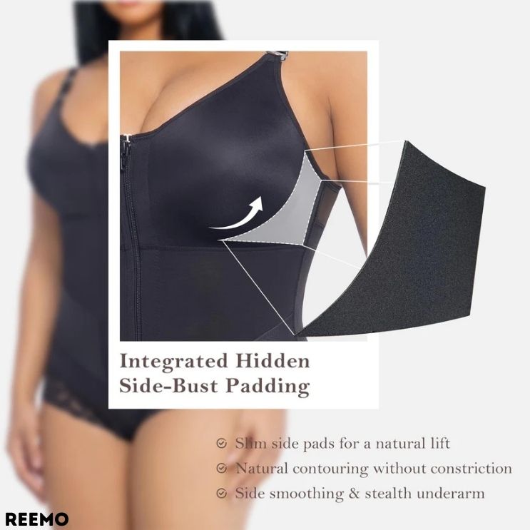ShapeFlex™ Tummy Control Zip Bodysuit